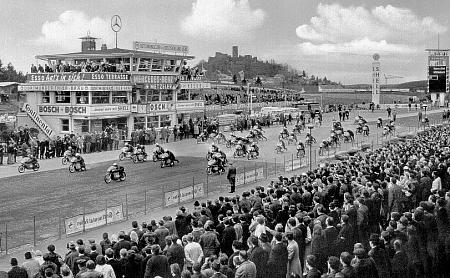 Start zum Eifelrennen 1950